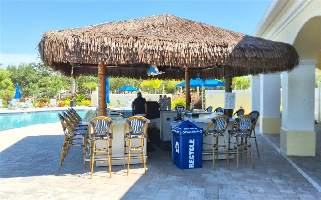 Tiki Bar by pool