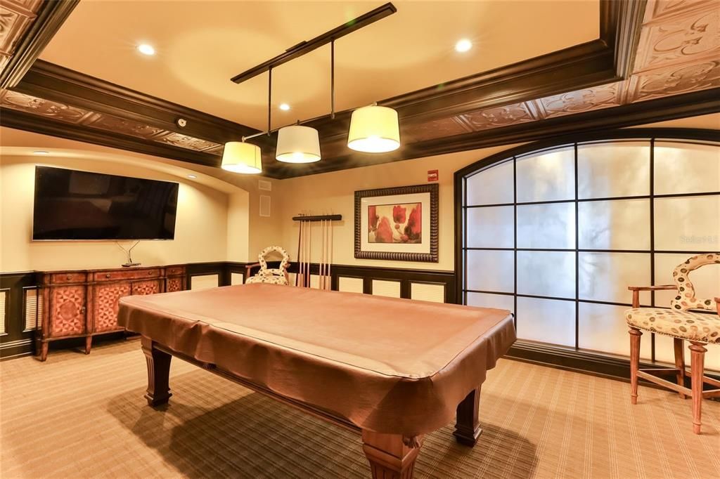 Pool Table Room. 2nd Floor