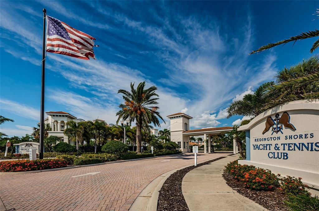 .. Well Cared For Grounds.. This 24 Acre Parcel is kept in Pristine Shape. Great Mixture of Boaters & Beach Folks Living in Private Homes or Easy to care for Condo's..24 Hour Guard Gated Entrance..