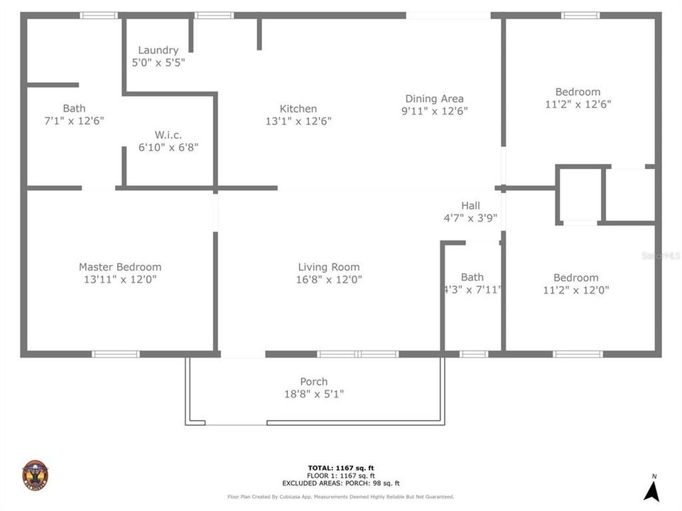 Active With Contract: $345,000 (3 beds, 2 baths, 1264 Square Feet)