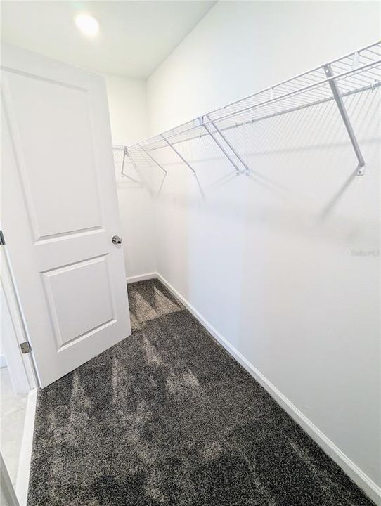 large walk in closet/ Master