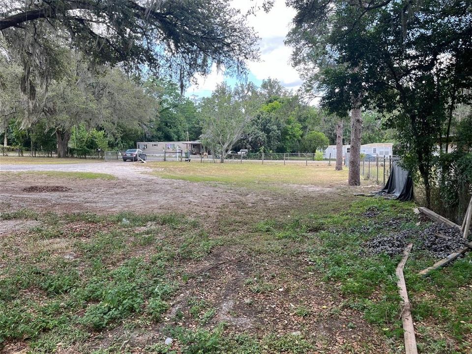 Side yard of 33163 looking at Cassandra Way