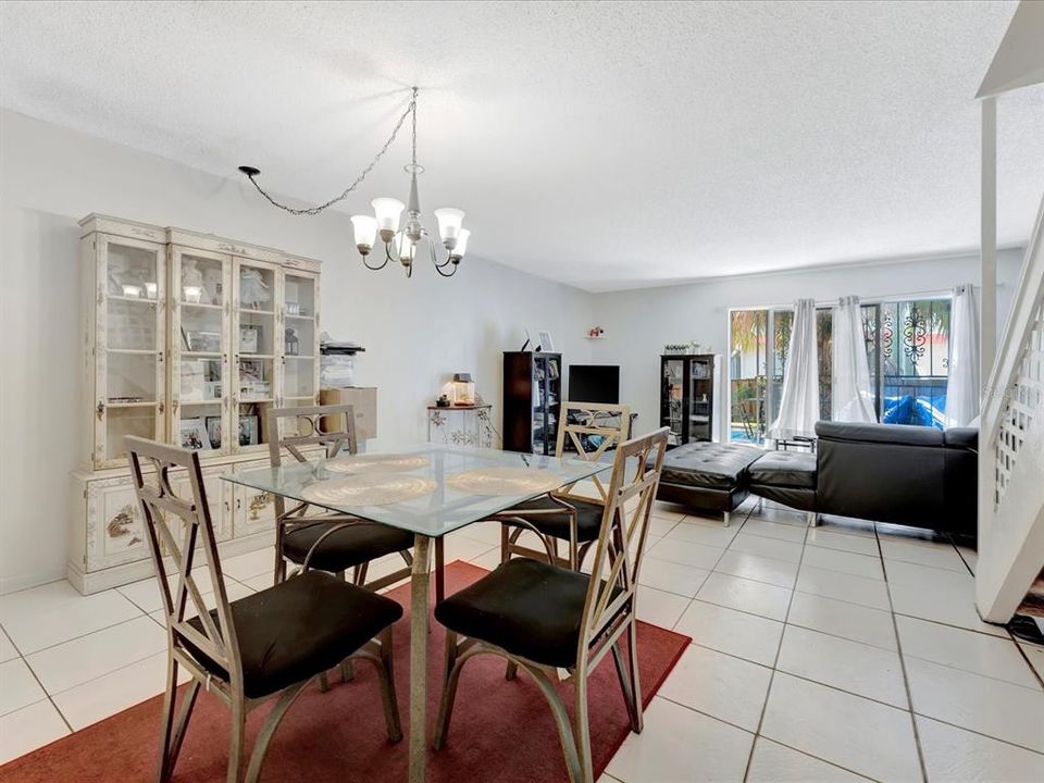 dining room/living room combo