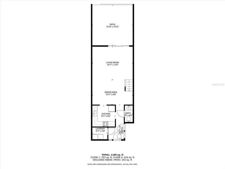 Active With Contract: $185,000 (2 beds, 1 baths, 1195 Square Feet)