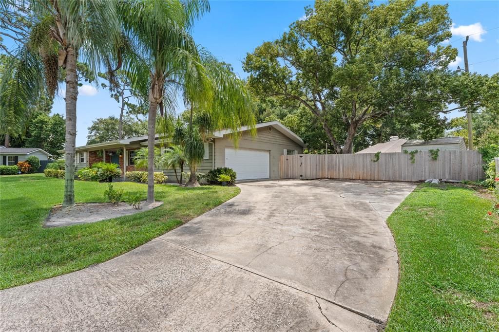 Driveway with Ample Parking