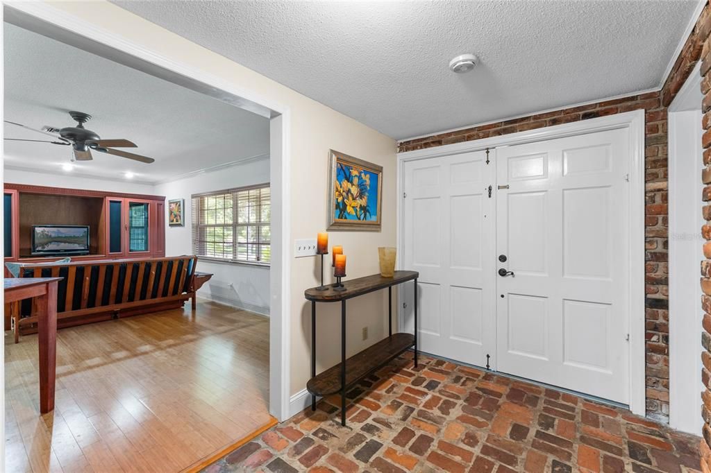 Double Door Front Entry & Foyer