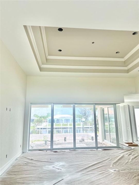 Great Room with 14'4" Ceiling