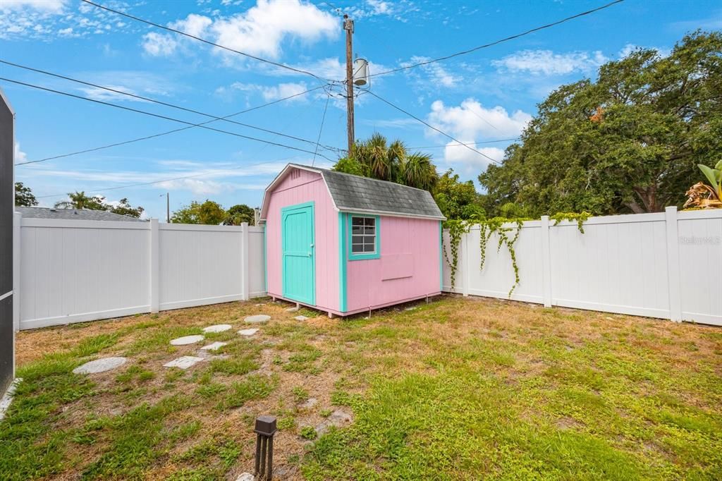 Backyard W/Shed