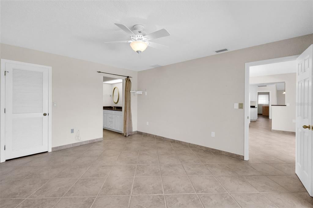 Primary Bedroom with 2 closets