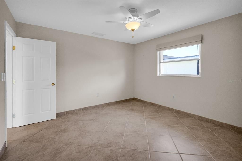 Bedroom 2 with large walk-in