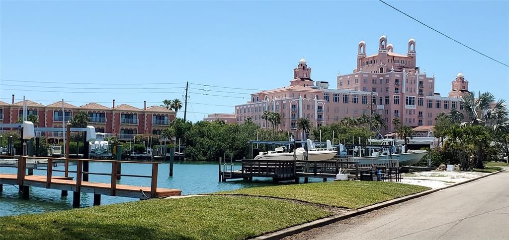 Deeded walking paths to white sandy beach on sides of The Don CeSar Resort