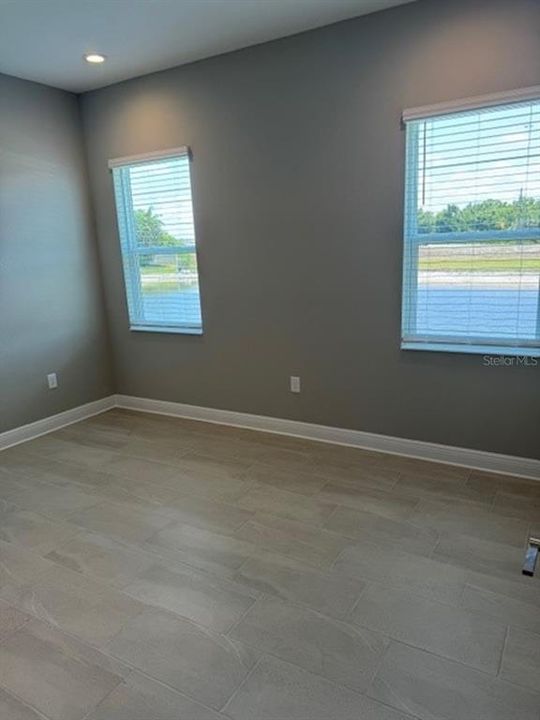 Master bedroom rear view