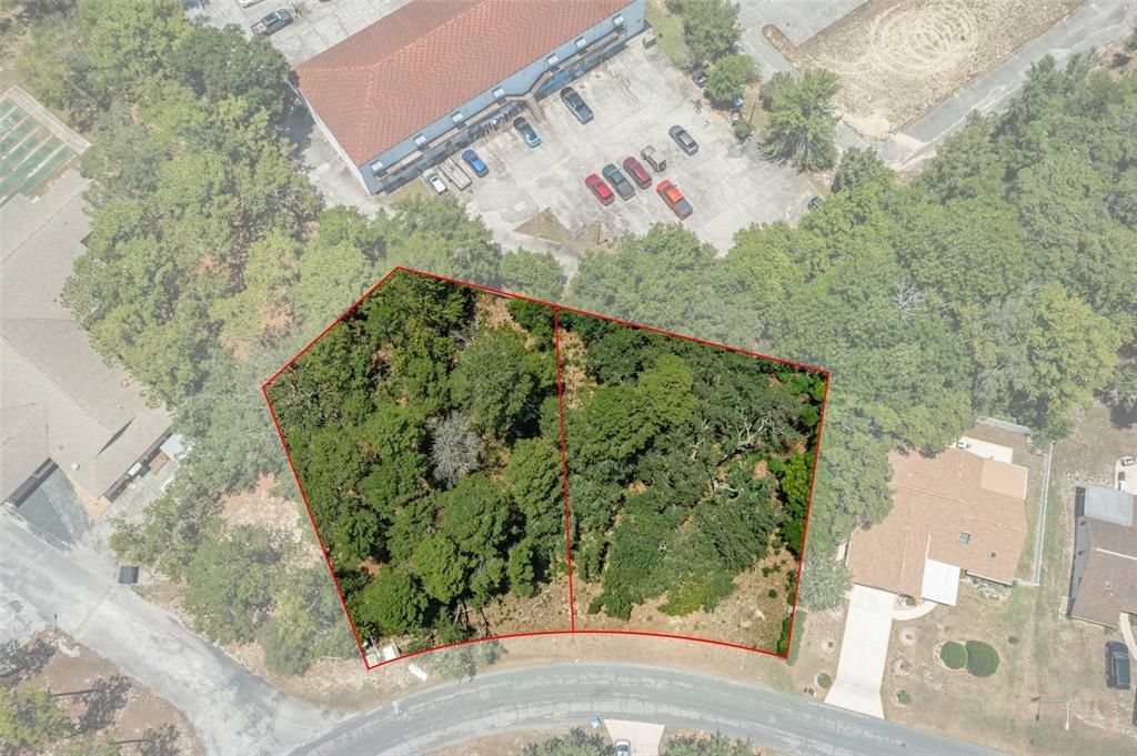 Both Lots = 1/2 acre