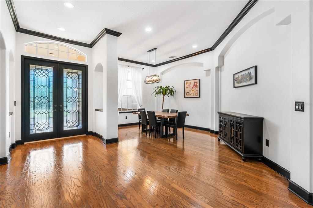 Formal living, dining room.