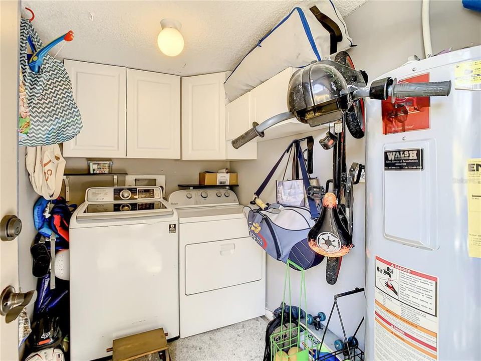 Laundry room with lots of storage