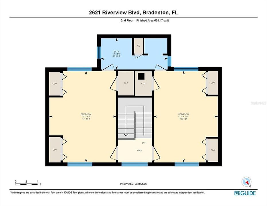 2nd Floor Floor Plan 2621 Riverview Blvd, Bradenton, FL, 34205