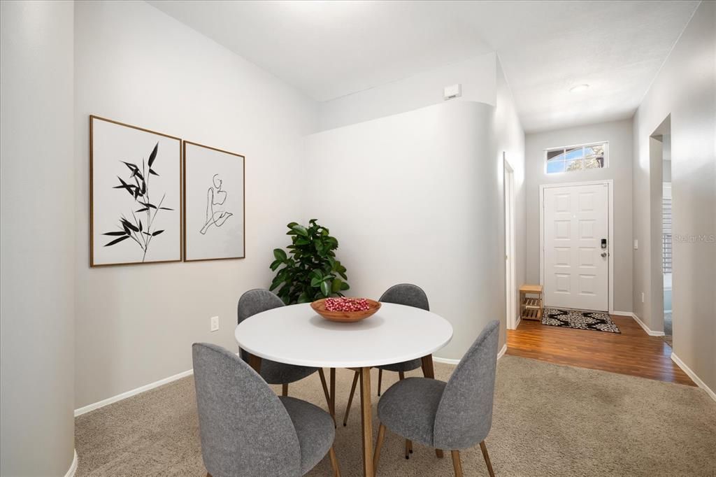 Staged Dining Room