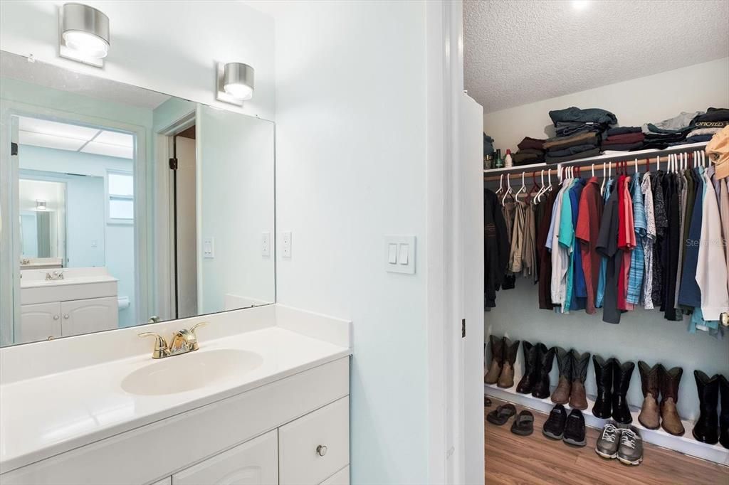 Master Bathroom and Closet