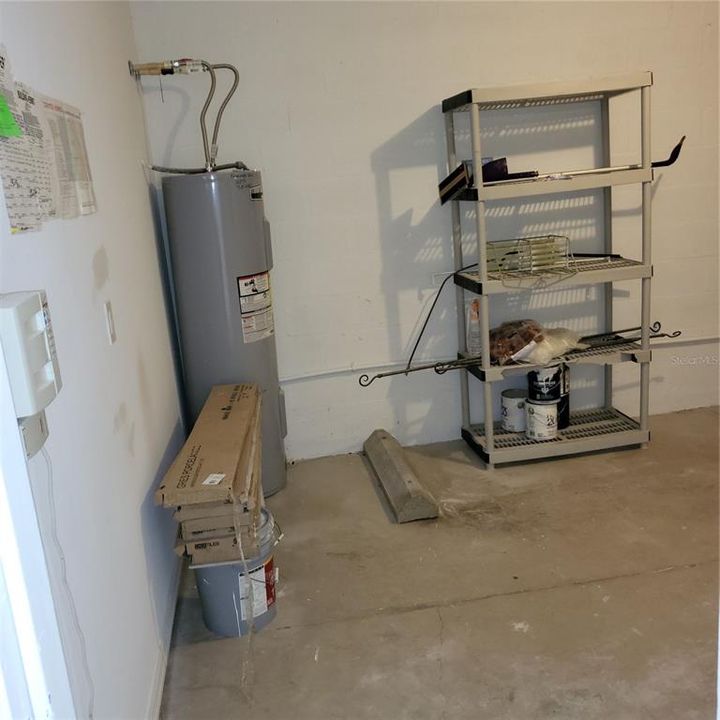 GARAGE STORAGE AREA