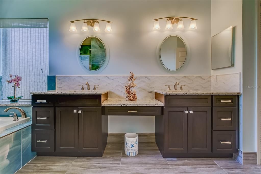 Primary Bathroom, double vanity