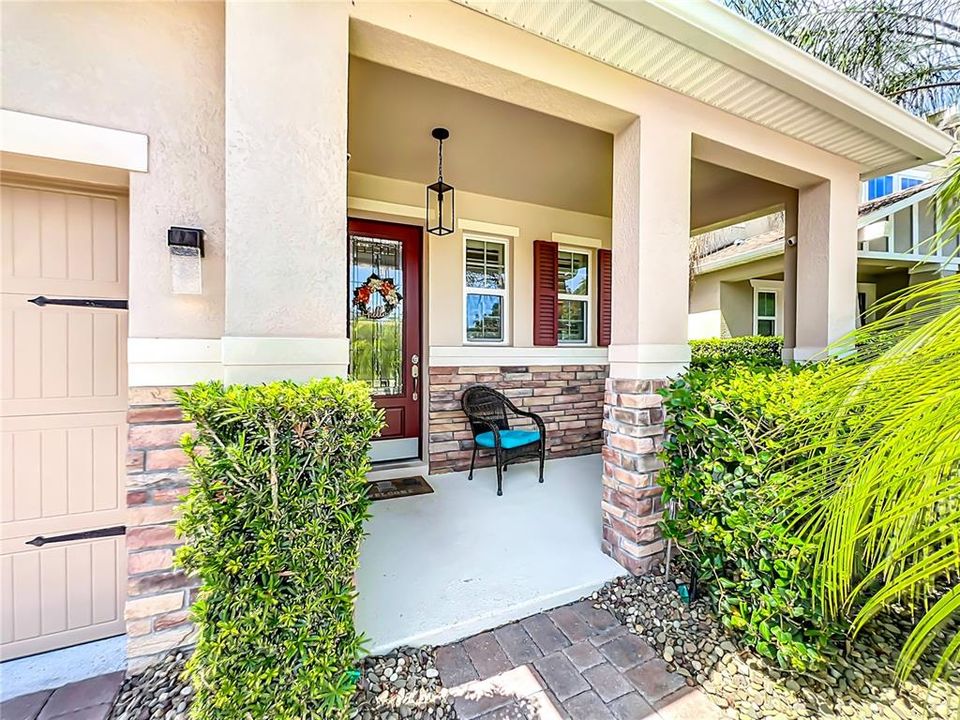 Front porch and entry