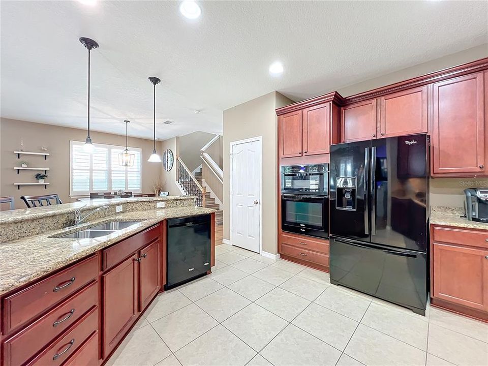 Kitchen with plenty of storage and a closet pantry.