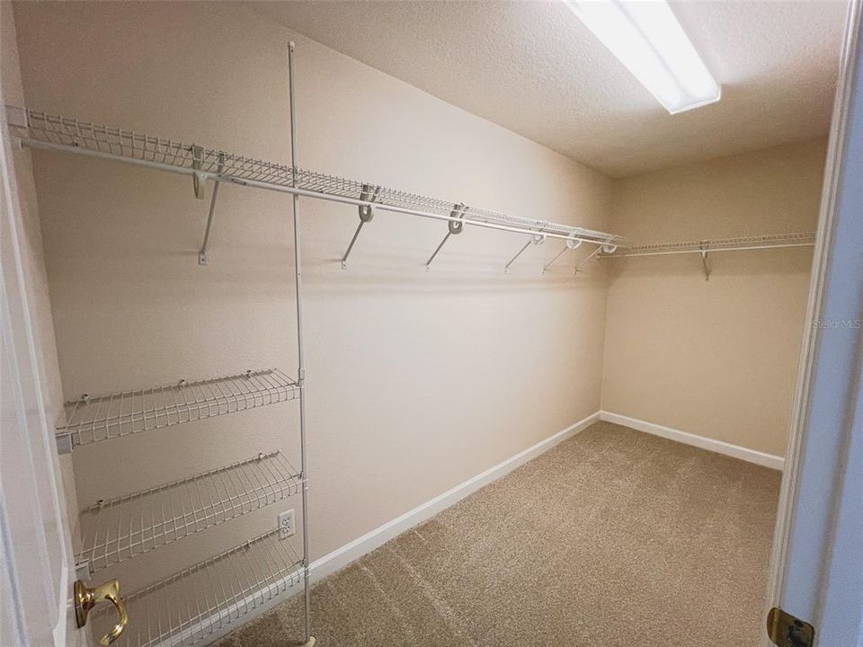 Very big closet in the loft