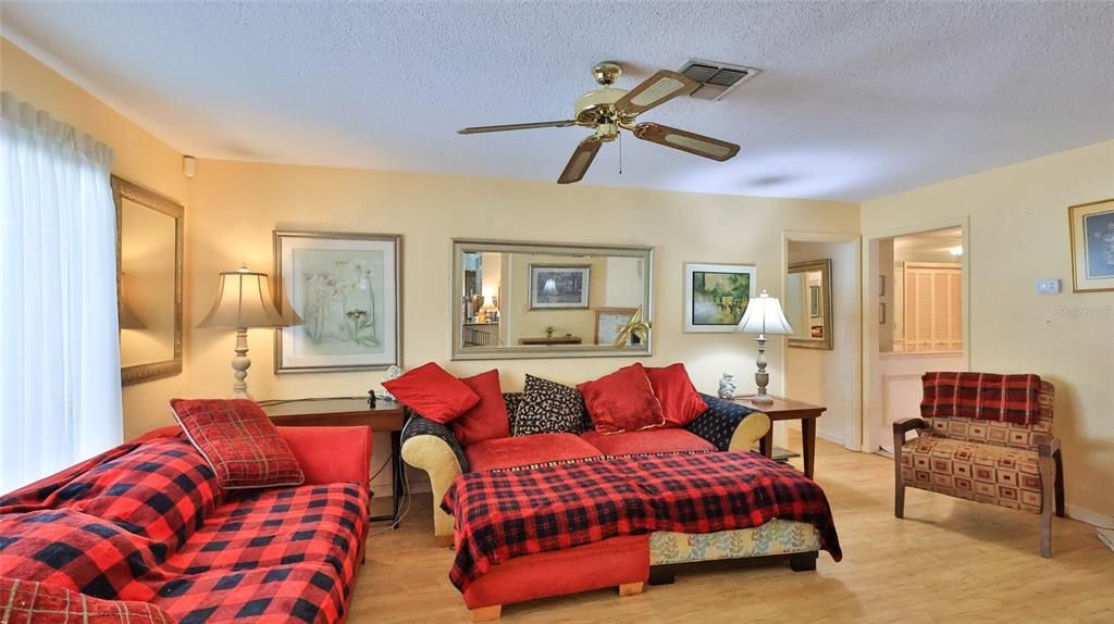 Living Room With Fireplace