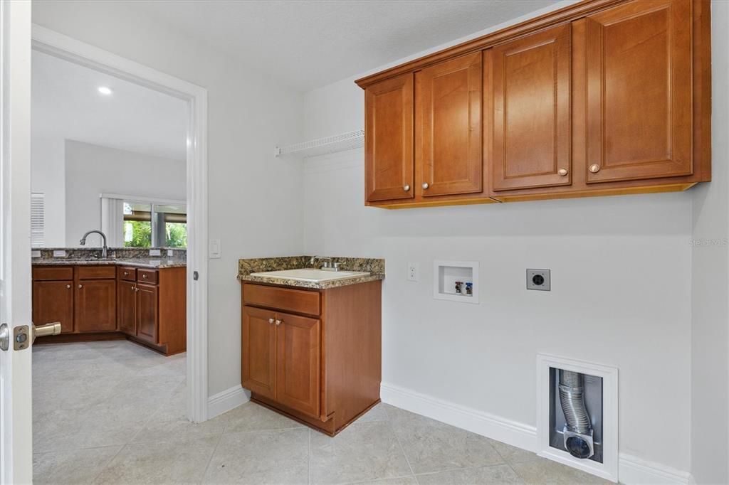 UTILITY SINK & CABINETS