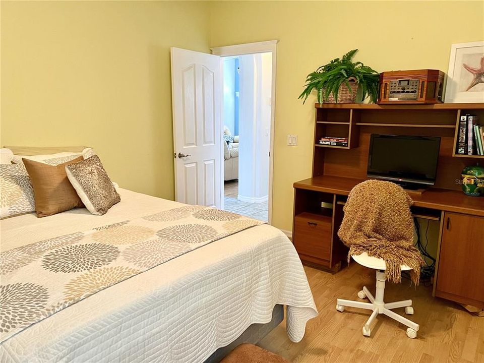 Guest Room Can Also Serve As An Office.