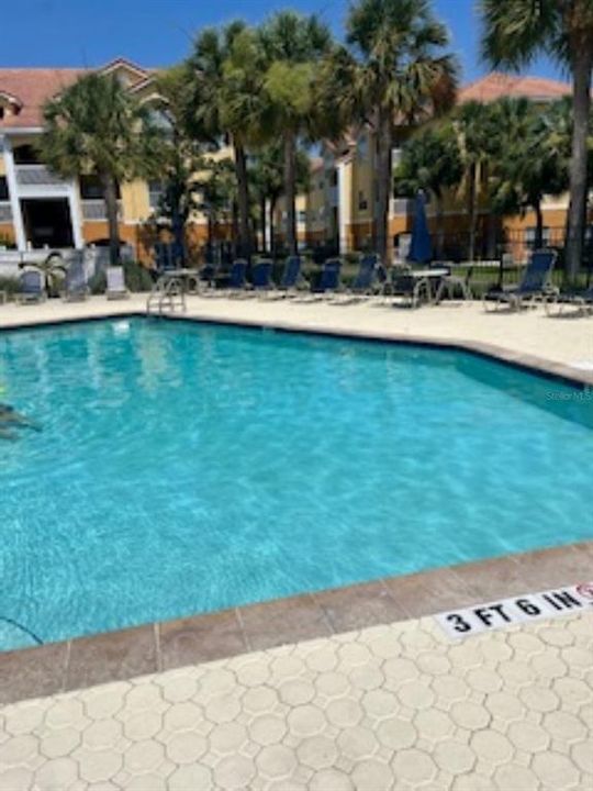 Inviting pool area with plenty of seating