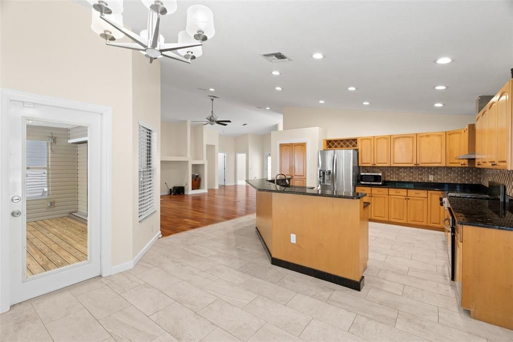 Breakfast Nook - Door to Outdoor Entertaining Area - Living Room