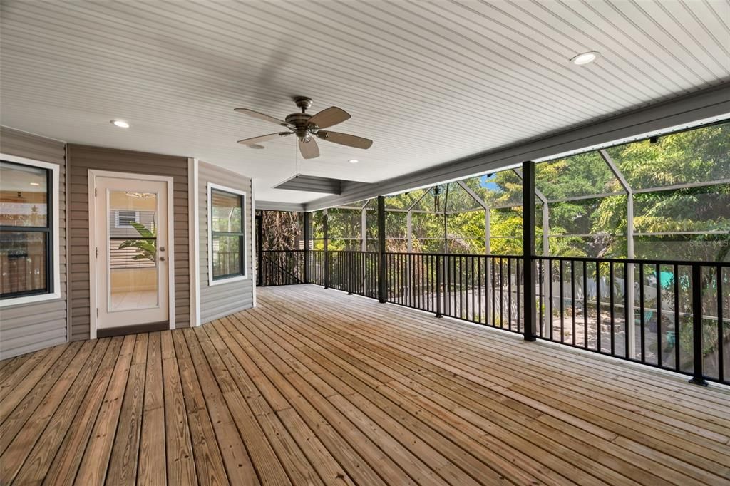 2nd Floor Outdoor Space - Stairs to first level pool area