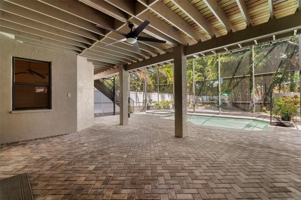 First Floor Outdoor Living area