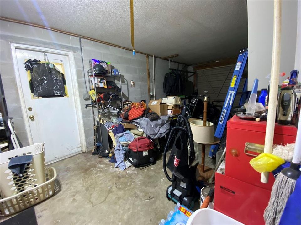 Garage- From washer/dryer view