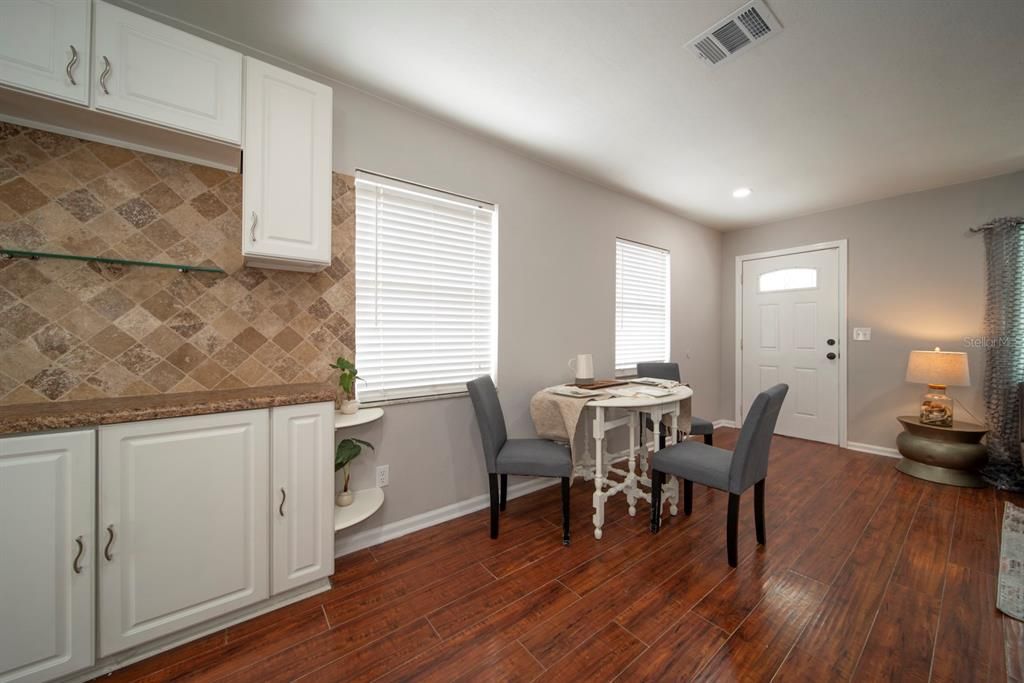 Dinette area off the kitchen