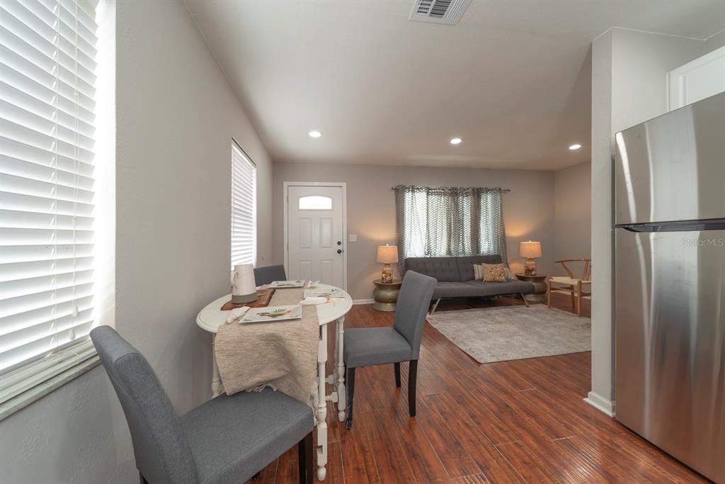 Dinette area off the kitchen