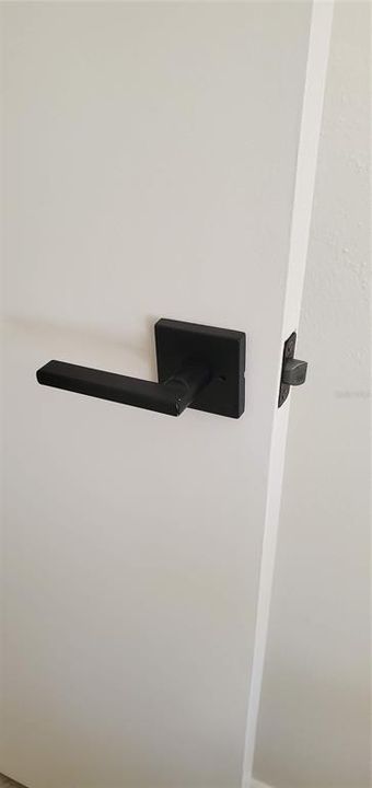 New door hardware throughout
