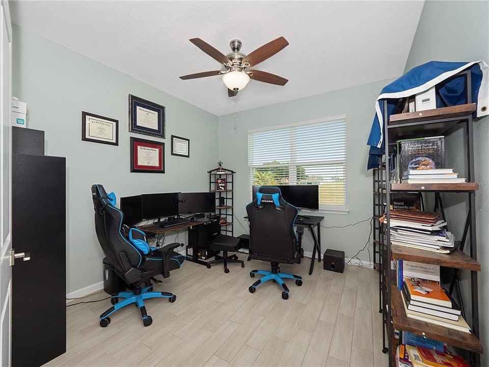 This office space could also work as a guest room!