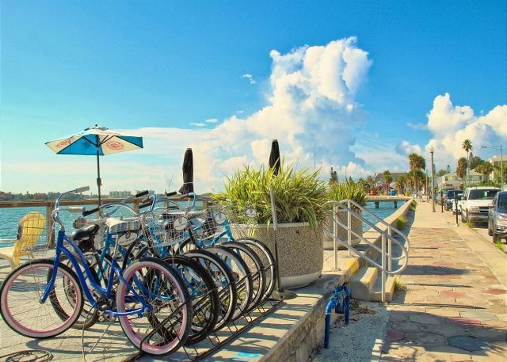 Merry Pier bike rentals, fishing, dolphin tours