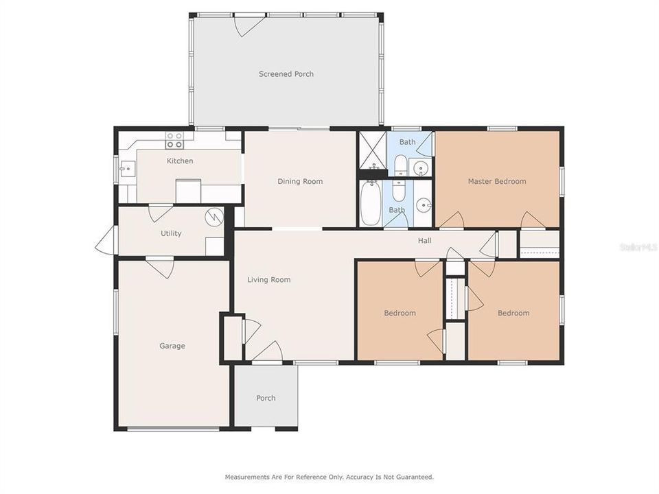 Floor plans are for illustration only; they are not a substitute for architectural floor plans. Measurements are approximate