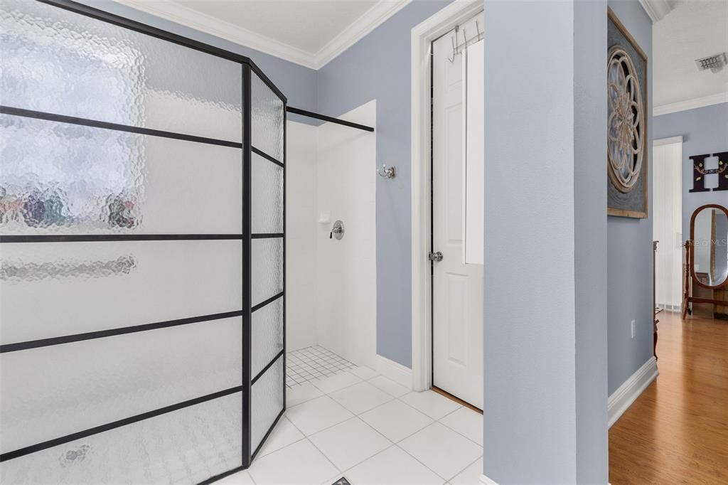 Primary Bathroom/First Walk in Closet