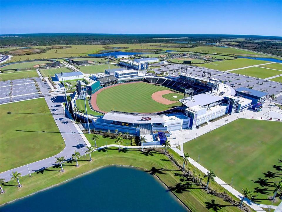 Spring training fields for the Atlanta Braves