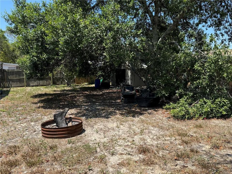 Fenced Side Yard