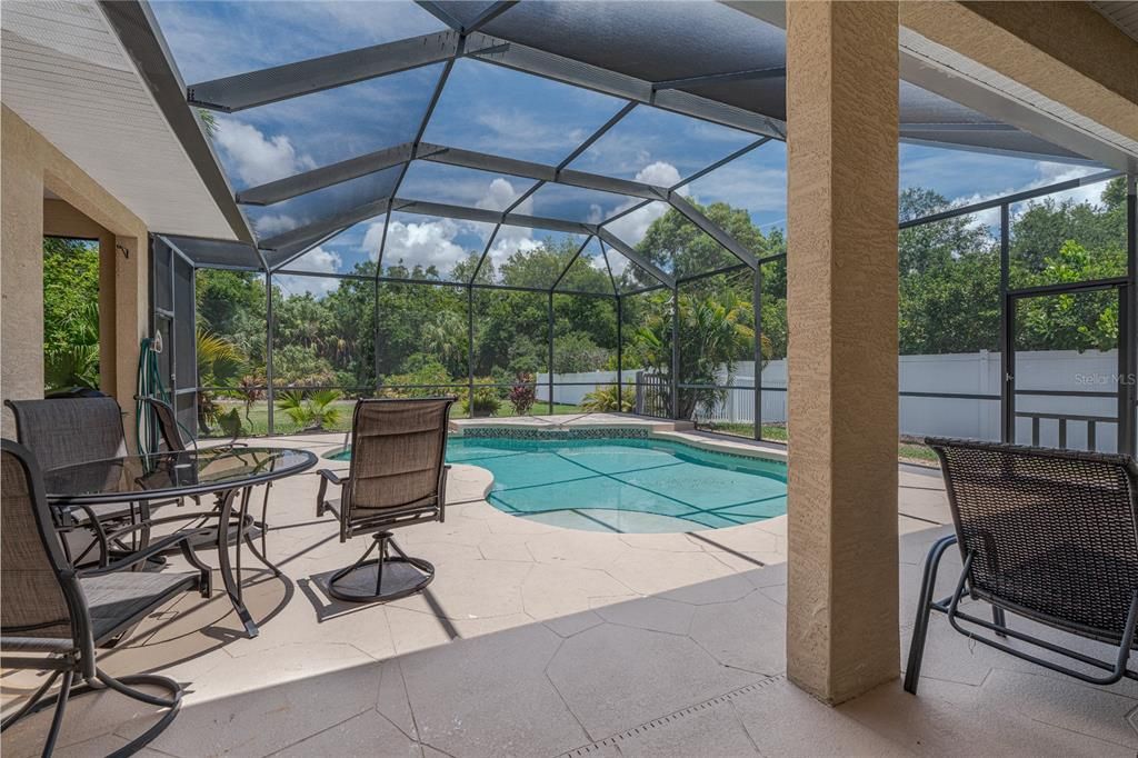 11556 28 Street Circle East, Parrish, FL 34219  River Woods  A4613206Oversized Pool Area covered area for casual dining