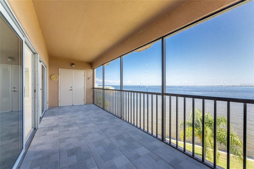 STORAGE CLOSET AT WEST END OF LANAI