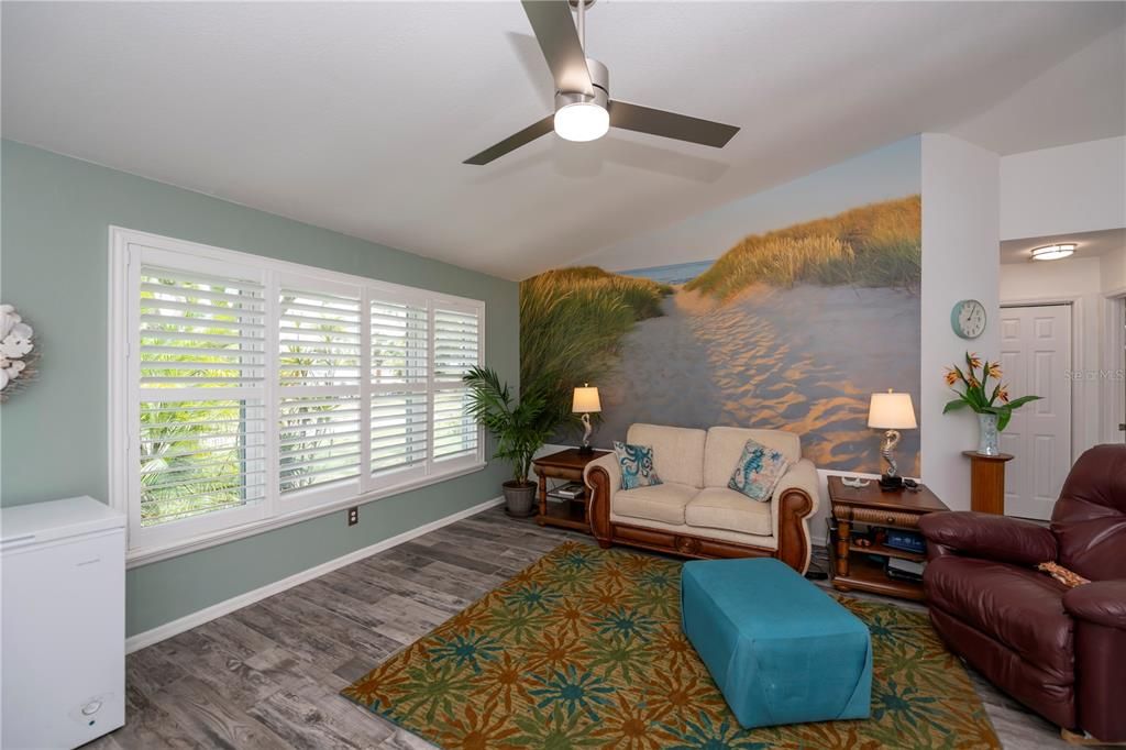 Boca Grande mural accent wall