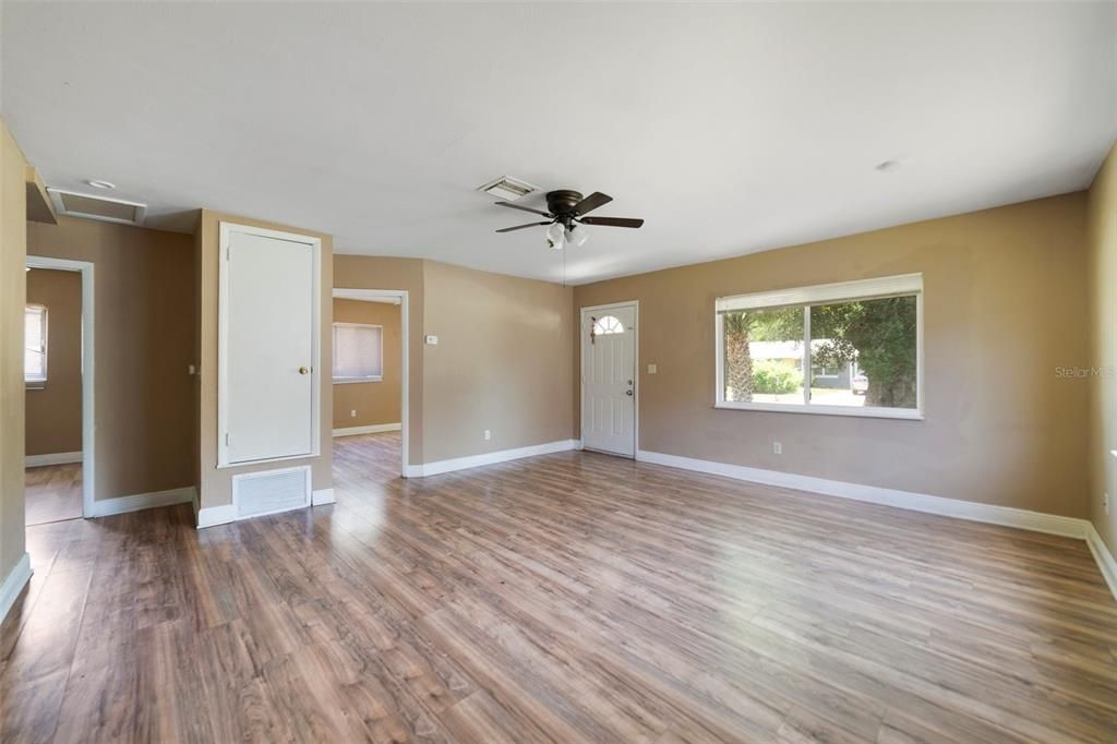 Recent updates to this 3-bedroom, 2-bath home include the kitchen, bathrooms and LUXURY VINYL PLANK WOOD FLOORS throughout!