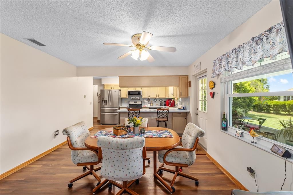 View into the kitchen