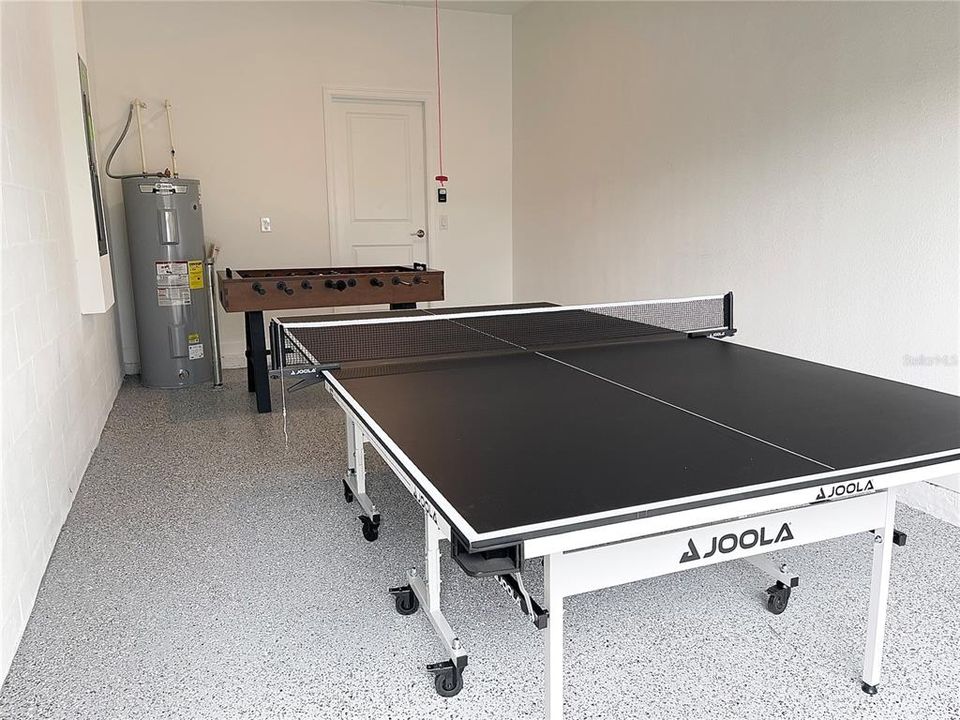 Game tables in Garage